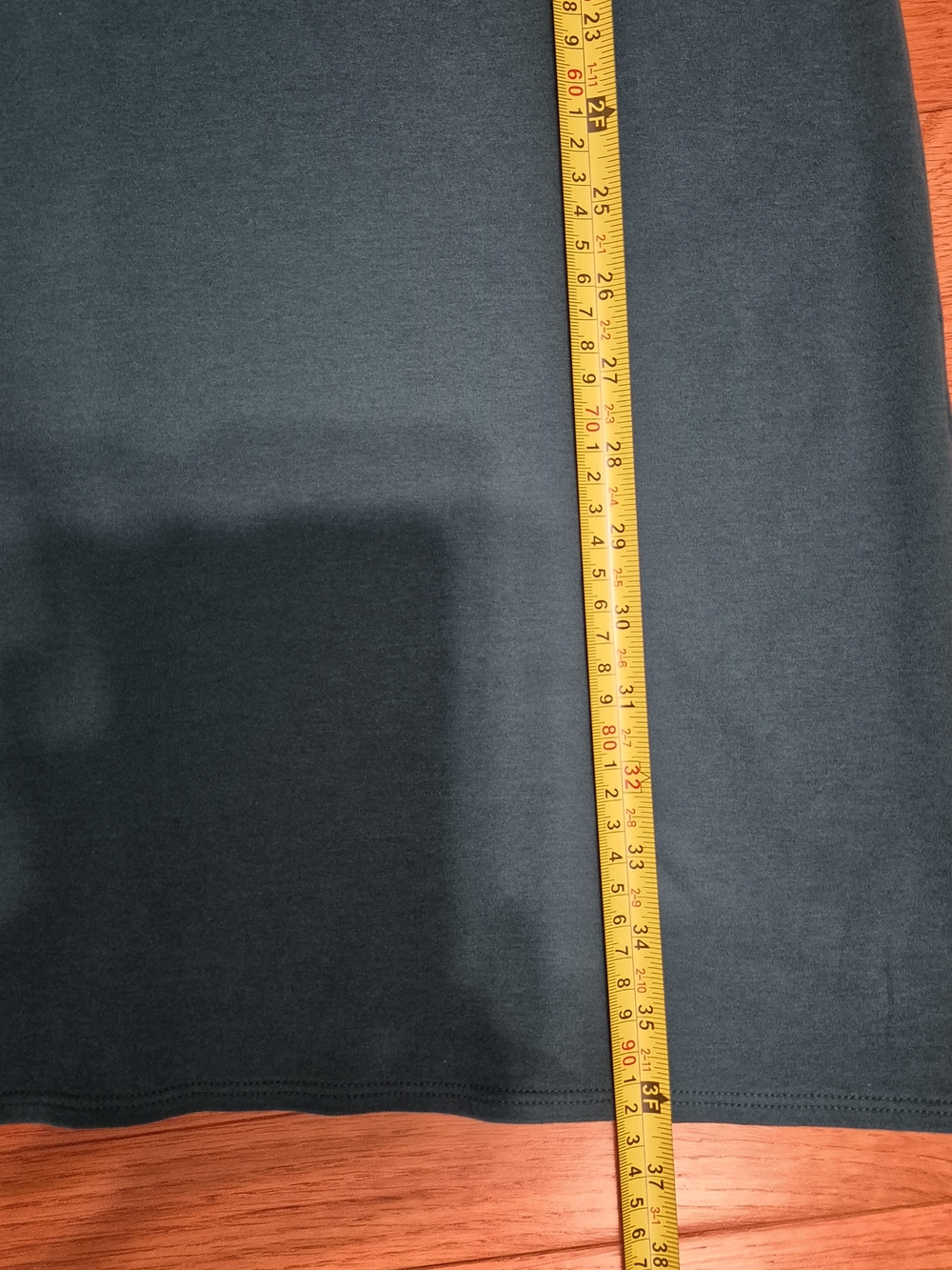 Fair Indigo 100% Organic Pima Cotton Half Sleeve Boat Neck Dress - Peacock Teal - Picture 10 of 10